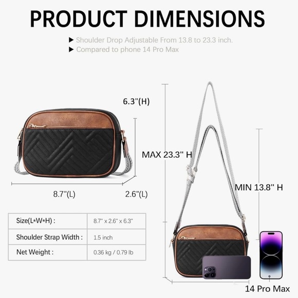 NEW Bostanten crossbody purse - Picture 6 of 8